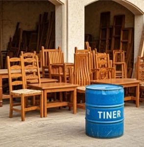 نقش تینر در صنعت مبلمان و دکوراسیون داخلی
